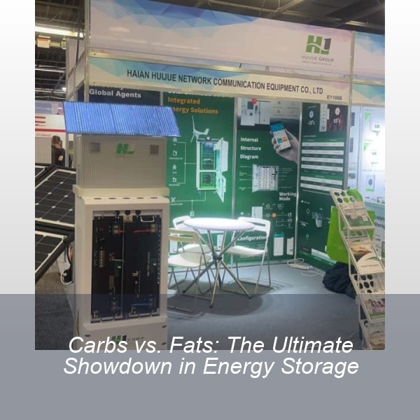 Carbs vs. Fats: The Ultimate Showdown in Energy Storage